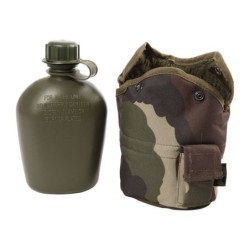 GOURDE US 1L + HOUSSE SYSTEME "MOLLE"