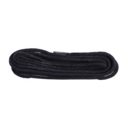 LACET COTON PLAT NOIR  60 CM