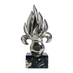 STATUE FLAMME LEGION ARGENT